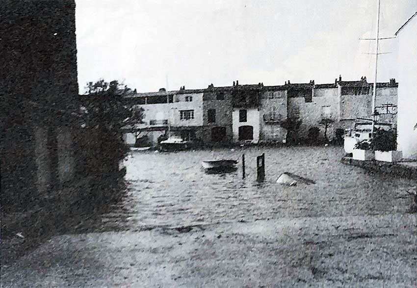 Intemp�ries en avril 1986