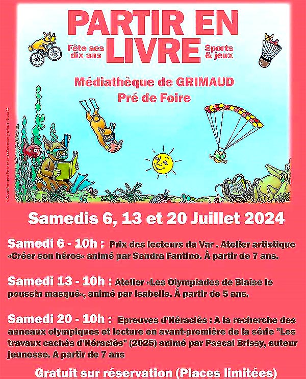 Partir en livre a Grimaud