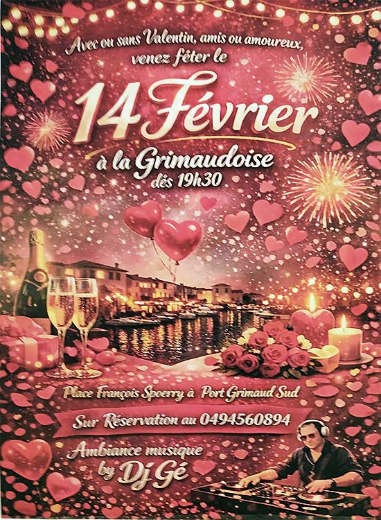 La Saint Valentin a Port Grimaud