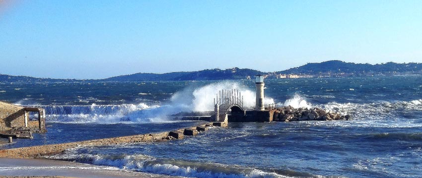 Tempète sur Port Grimaud