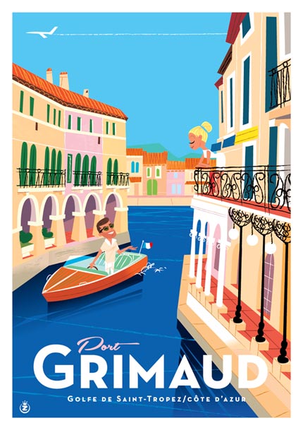 Affiche de Port Grimaud