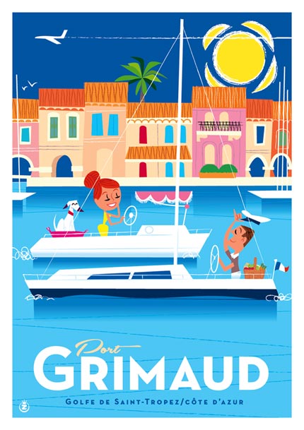 Affiche de Port Grimaud
