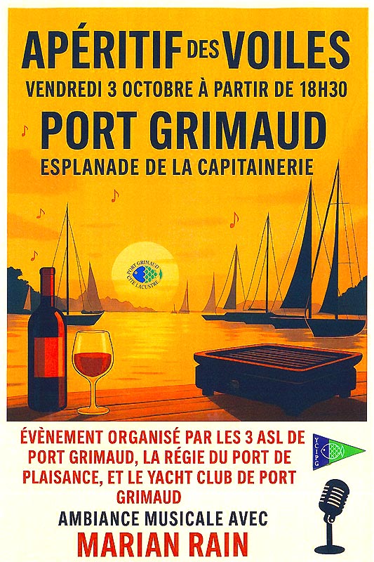 Apéritif des voiles à PRT GRIMAUD