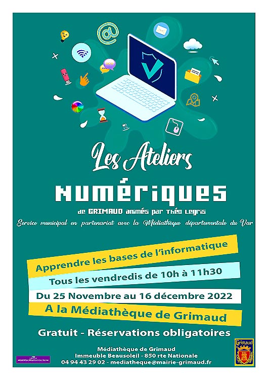 Ateliers numeriques a Grimaud