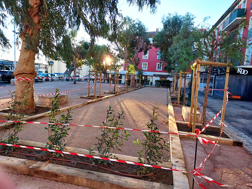 Nouveau terrain de boules  Port Grimaud