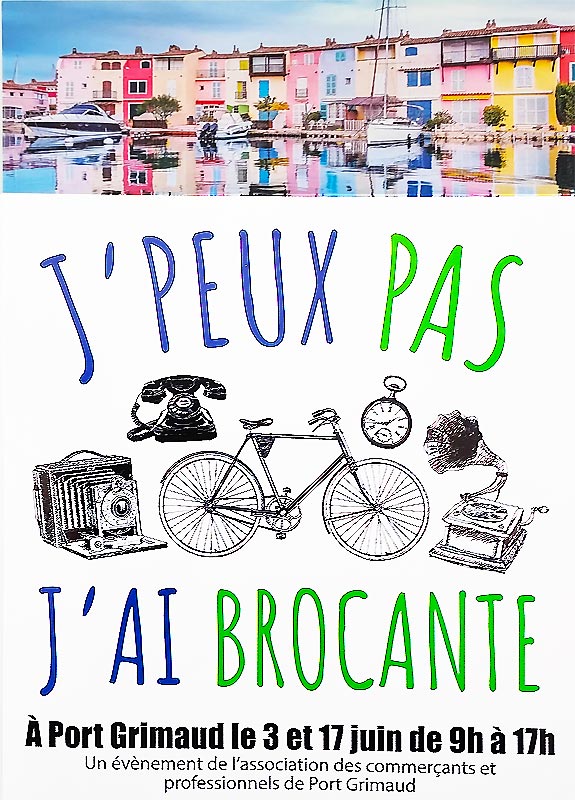 Brocantes a port grimaud