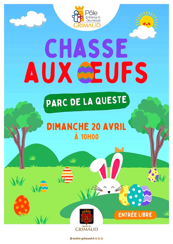 chasse aux oeufs  GRIMAUD