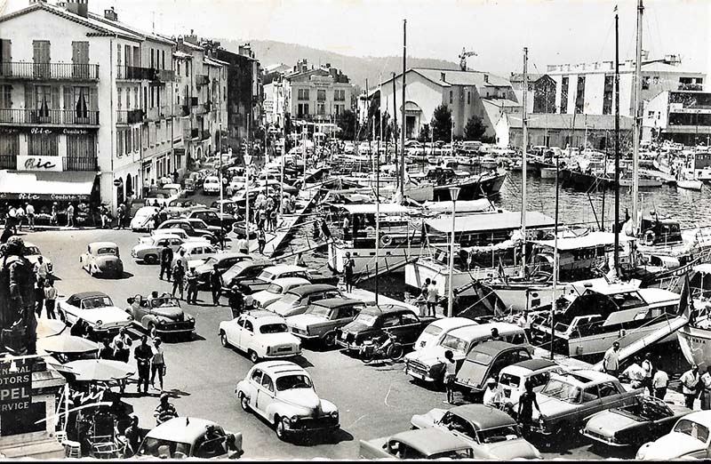 le port de Daint Tropez, annes 60