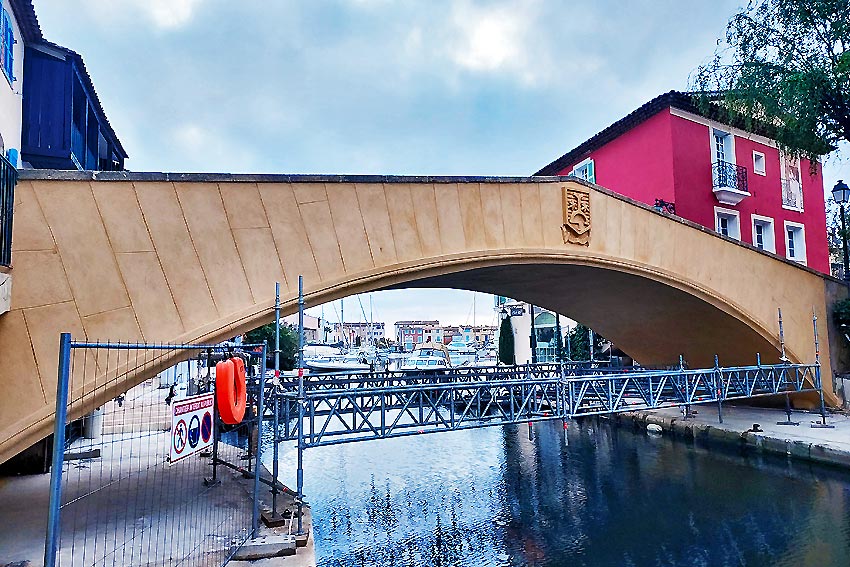 Le pont restaur dede Port Grimaud