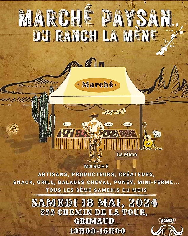 March paysan au ranch de la Mne, Grimaud