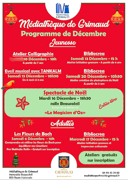 M�diath�que de GRIMAUD