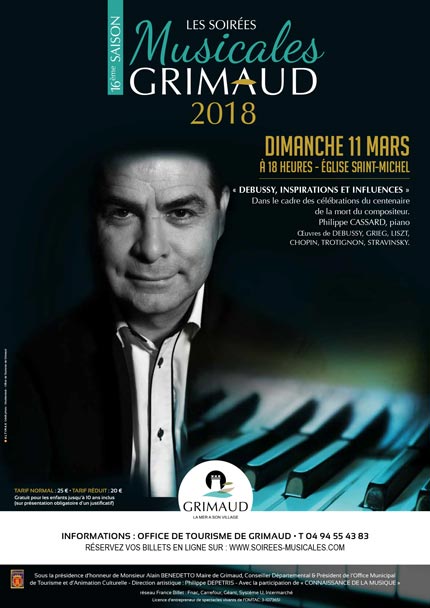 Les soires musicales de GRIMAUD 2018