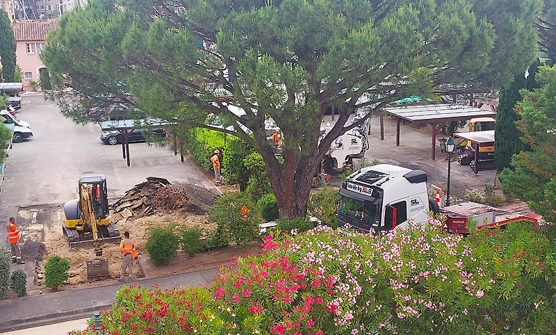 Travaux  Port Grimaud