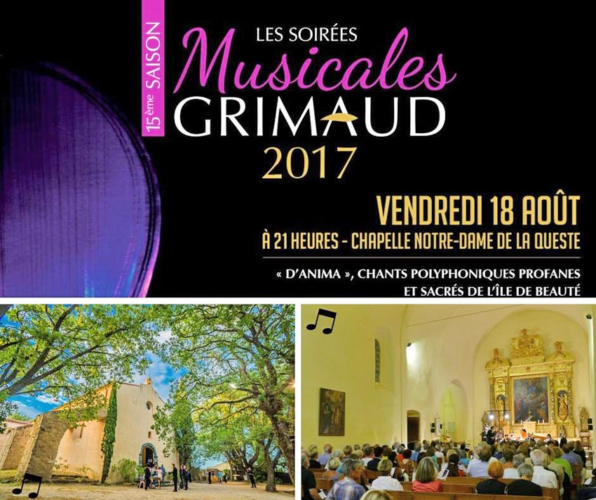 Musique  notre Dame de la Questre Grimaud