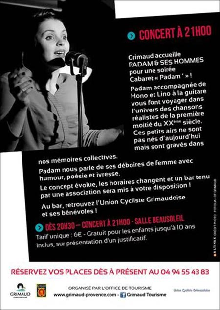 soiree cabaret a Grimaud