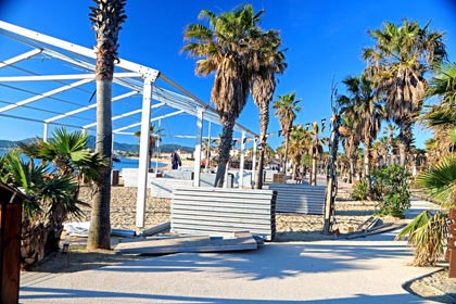 la plage de port grimaud