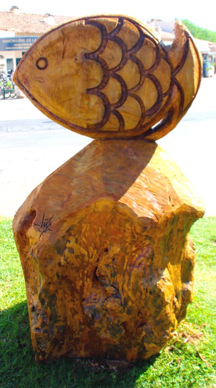 sculpture a Port Grimaud...