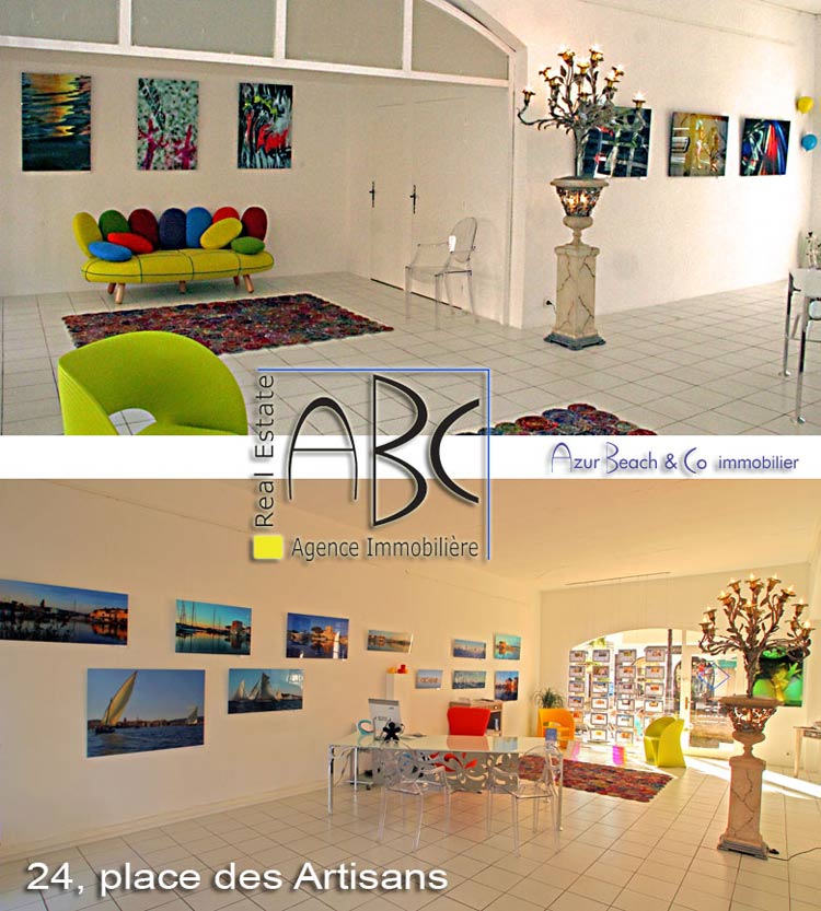 l'agence aBc immobilier a Port Grimaud
