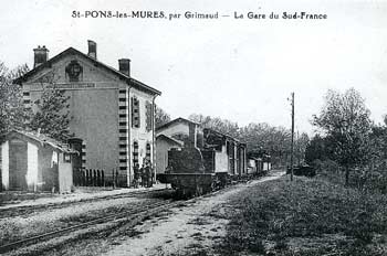 Gare de St Pons les Mures