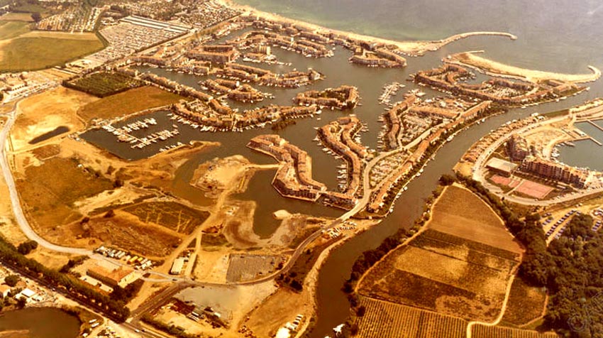 Port Grimaud sud en constructio