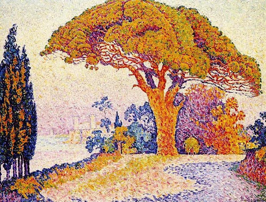 Pin Bertaud peint par Paul Signac