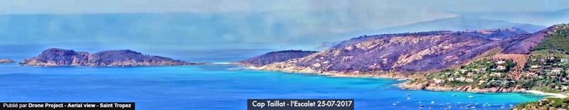 Cap Taillat ravag par l'incendie