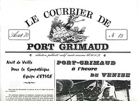 courrier port grimaud