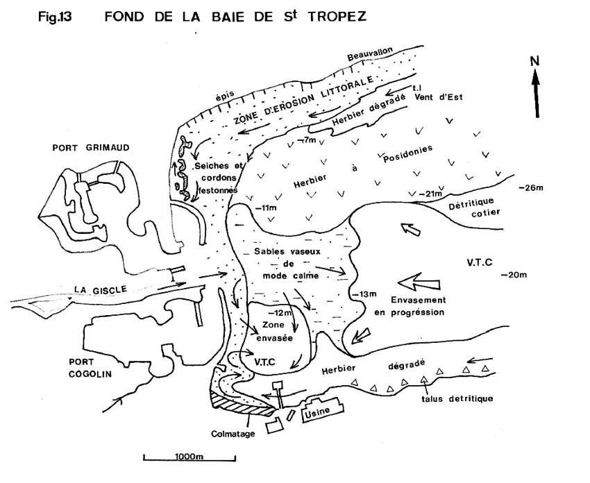 Embouchure de la Giscle 1975