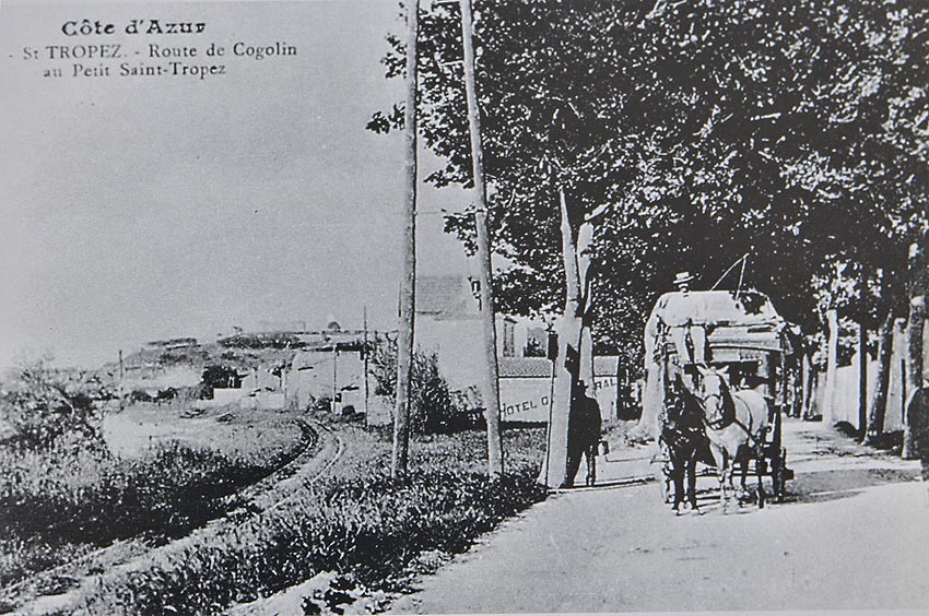 la diligence assurait la ligne St Trope / Ramatuelle